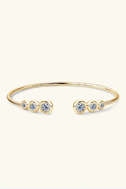 HGA 1.8 Carat Moissanite Sterling Silver Bracelet