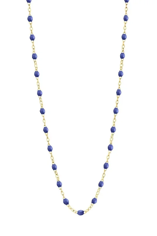 The Perfect Accessory For Less – Jewelry Sale Live 16.5" Classic Gigi Necklace - Bleuet + Yellow Gold