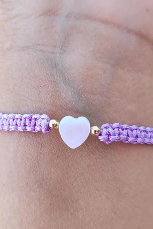 Don't Miss These Dazzling Jewelry Discounts Adults - Heart - Mother of Pearl Citron Bracelets - Periwinkle Don't Miss These Dazzling Jewelry Discounts Adults - Heart - Mother of Pearl Citron Bracelets - Periwinkle