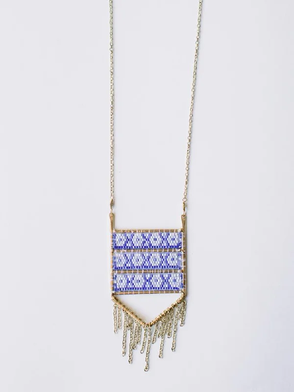 High-Quality Gemstone Jewelry For Special Occasions Allegory Necklace - Blue