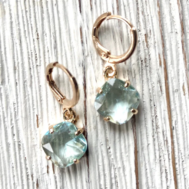 Premium Jewelry At Special Low Prices For A Limited Time Aqua blue crystal earring simple jewelry Premium Jewelry At Special Low Prices For A Limited Time Aqua blue crystal earring simple jewelry