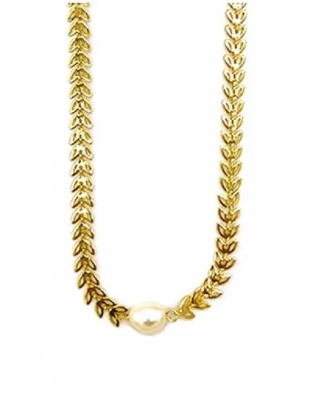 Your Perfect Accessory Now At The Best Price Arrow Chain Pearl Necklace