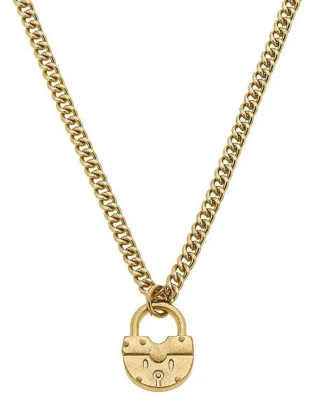 Huge Savings On Premium Jewelry Styles Aspen Padlock Necklace