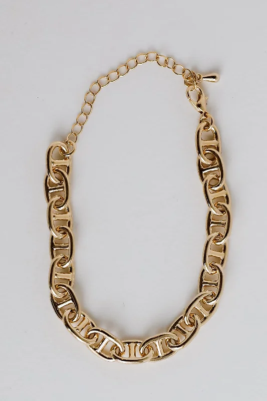 Special Sale On Handcrafted Jewelry – Shop Today Avery Gold Chainlink Bracelet