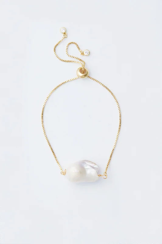 Buy More, Save More On Stunning Jewelry Pieces Baroque Pearl Slide Bracelet
