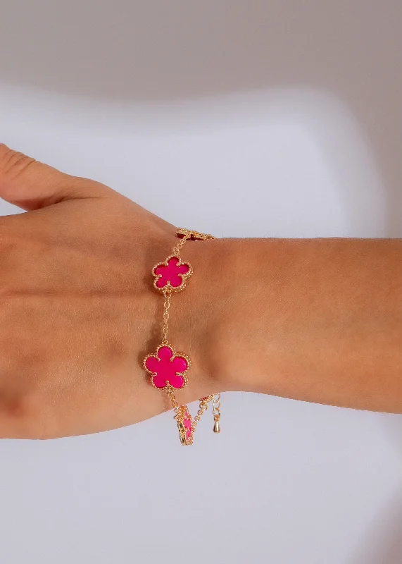 Sparkle On A Budget – Fine Jewelry For Less Be My Forever Bracelet Pink