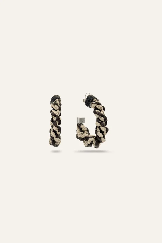 High-End Sparkle, Low-End Prices – Shop Now Below The Waterline Hoops in Black