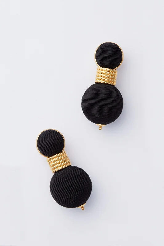 Timeless Beauty, Unbeatable Deals – Jewelry Sale On Black Silk Geneva Earrings