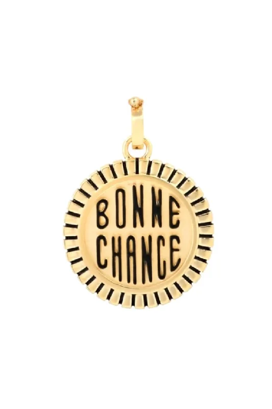 Bonne Chance Pendant - Yellow Gold