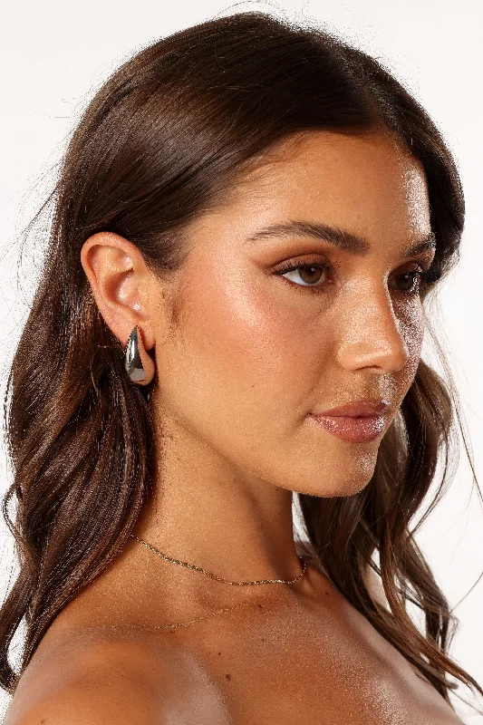 High-End Jewelry, Now More Affordable Than Ever Bubble Earrings - Silver