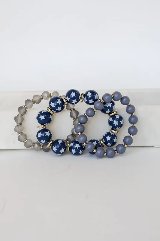 Elegant Jewelry, Affordable Luxury – Shop Now Carla Navy Star Beaded Bracelet Set