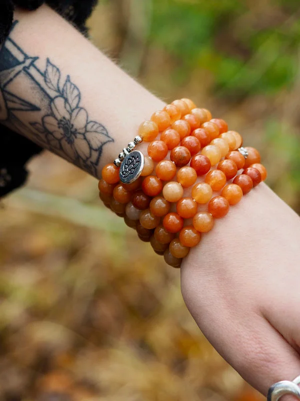 Red Aventurine Mala