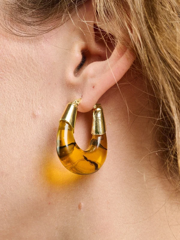 Best Jewelry Sale Prices – Limited-Time Offer Celine Capped Earrings Amber