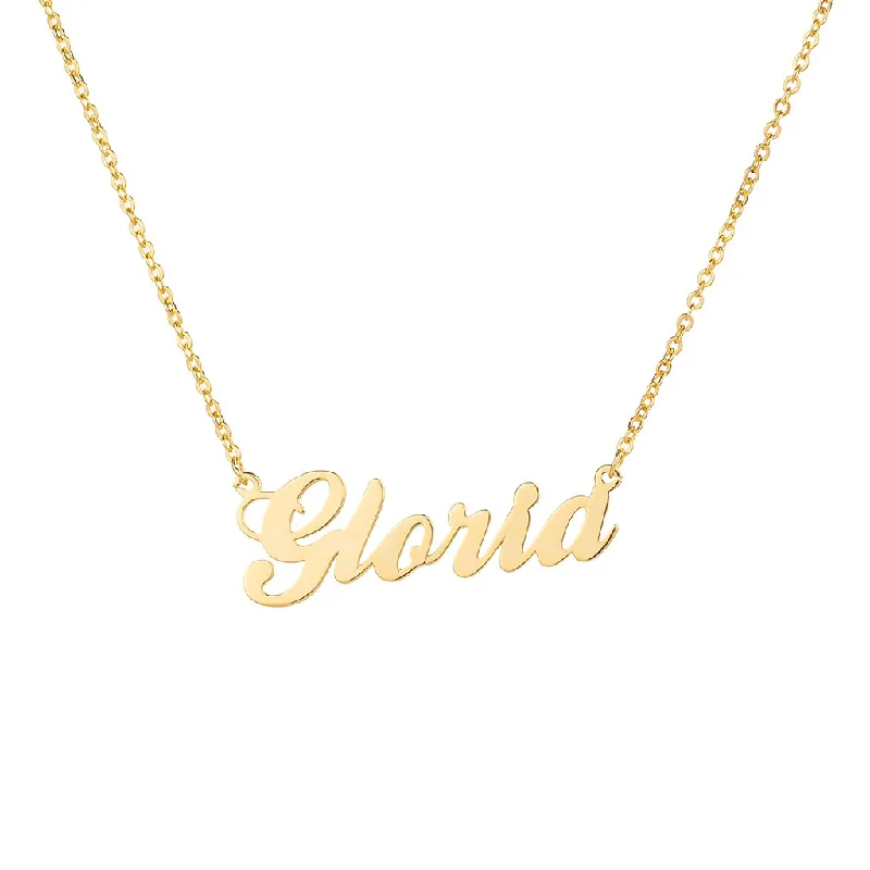 Classic 18K Gold Plated Name Necklace