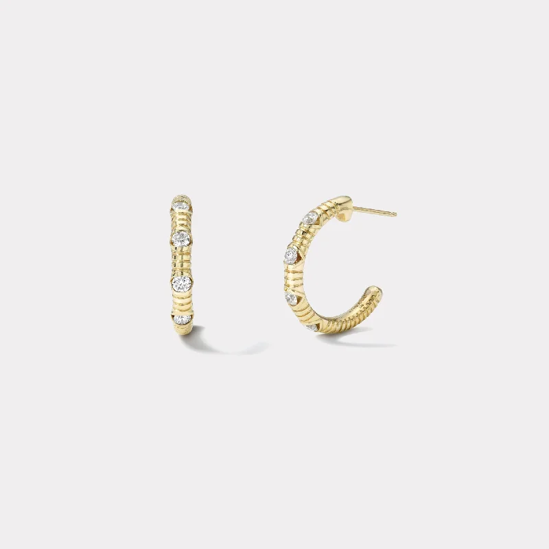 Premium Diamond Jewelry At Once-In-A-Lifetime Discounts Classic Modern Love Hoop Earrings