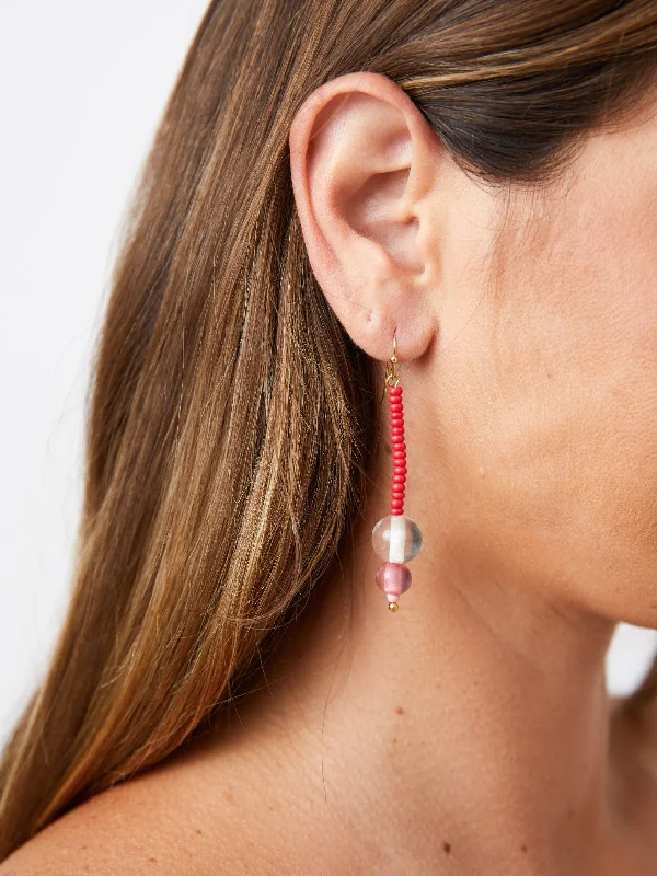 Affordable Gold-Plated Jewelry For Modern Fashion Dolly Dangle Earrings - Cherry