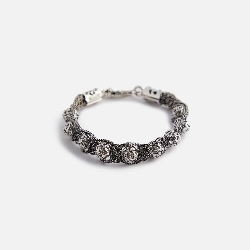 Personalized Jewelry Sale – Meaningful Gifts At Great Prices Emanuele Bicocchi Arabesque Shamballa Bracelet - Silver