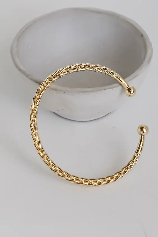 Best Jewelry Deals – Premium Quality At Exclusive Discounts Elizabeth Gold Braided Cuff Bracelet Best Jewelry Deals – Premium Quality At Exclusive Discounts Elizabeth Gold Braided Cuff Bracelet
