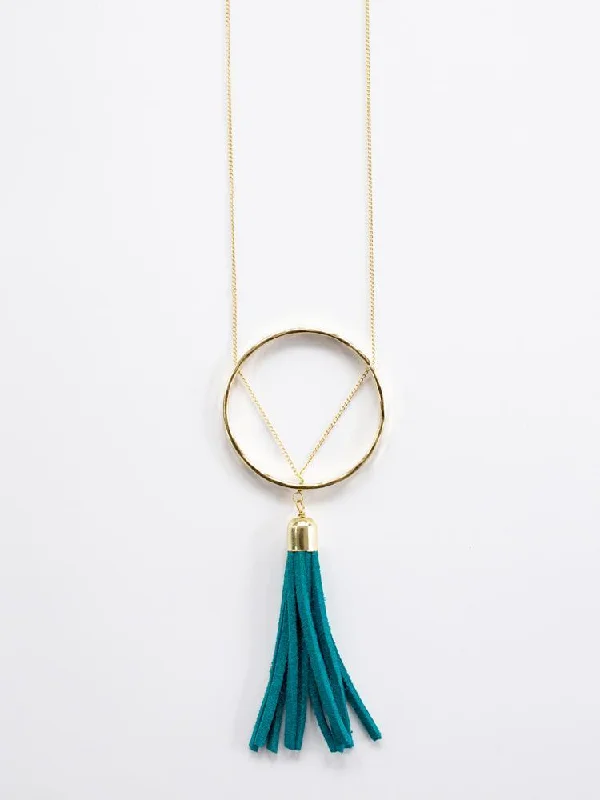 Exclusive Jewelry Offers – Sparkle For Less Ellaria Tassel Necklace - Turquoise