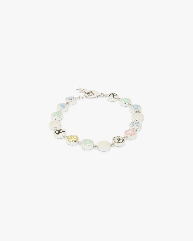 Final Call – Shop Exquisite Jewelry Before It's Gone Enameled Bead Bracelet - Silver Final Call – Shop Exquisite Jewelry Before It's Gone Enameled Bead Bracelet - Silver