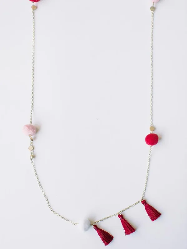 Flash Sale On Stunning Jewelry – Don't Miss Out Fete Necklace - Red