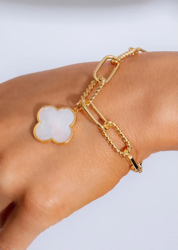 High-End Jewelry, Now More Affordable Than Ever Fortuna Charm Bracelet White