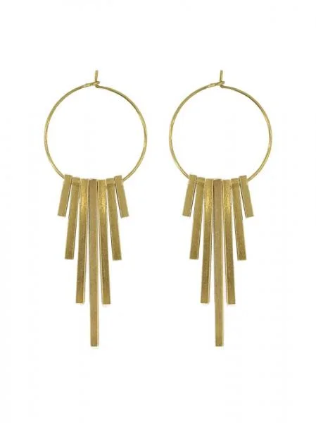 Best-Selling Jewelry Now Available At Special Deals Fringe Hoop Earrings