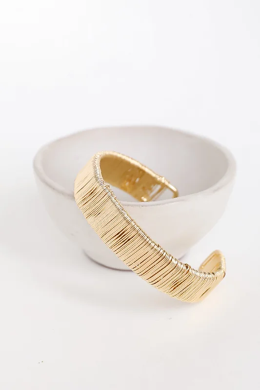Your Perfect Accessory Now At The Best Price Gia Gold Cuff Bracelet