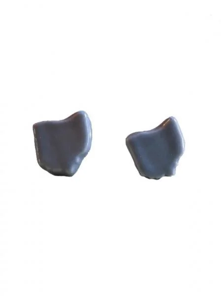Premium Jewelry At Special Low Prices For A Limited Time Glazed Ohio Stud - Grey