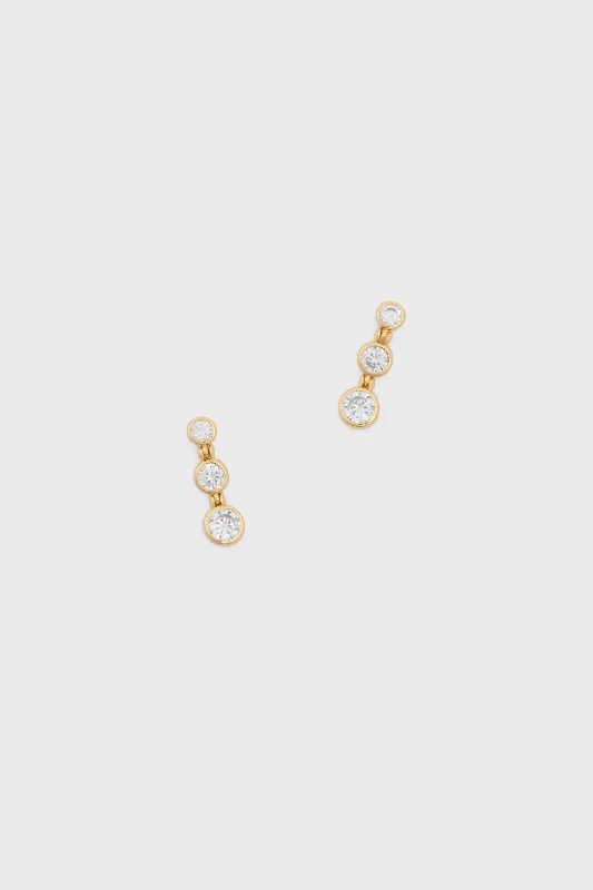 Discover Unique Jewelry With Special Limited-Time Offers Gold Bezel Mini Drop Earrings