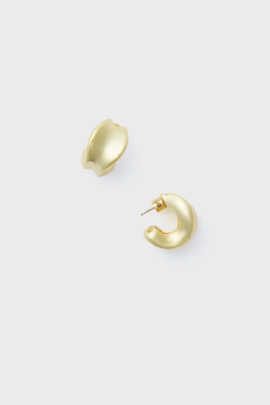 Handcrafted Jewelry Sale – Unique Designs At Low Prices Gold Chunky Doune Hoops