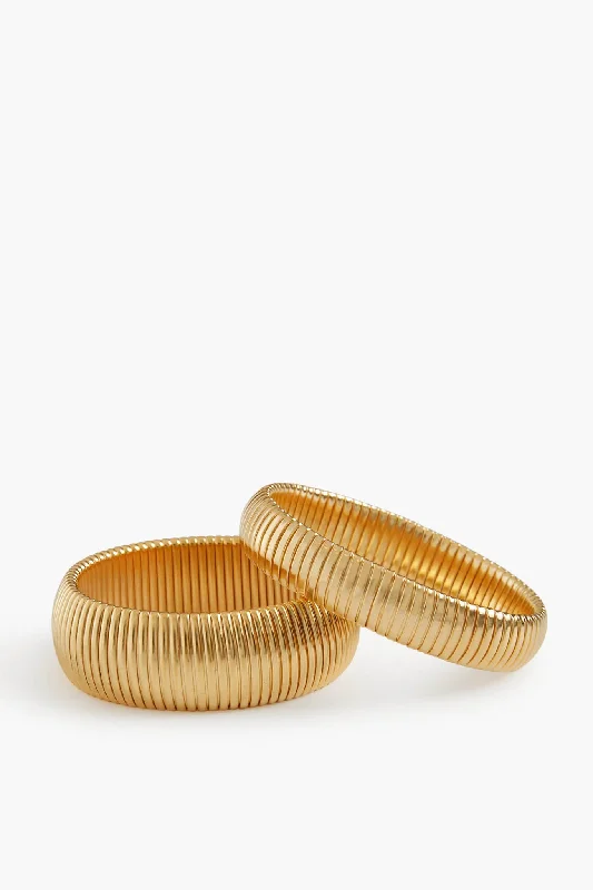 Shop Elegant Jewelry At Unbeatable Prices Gold Cobra Bracelet Duo Set