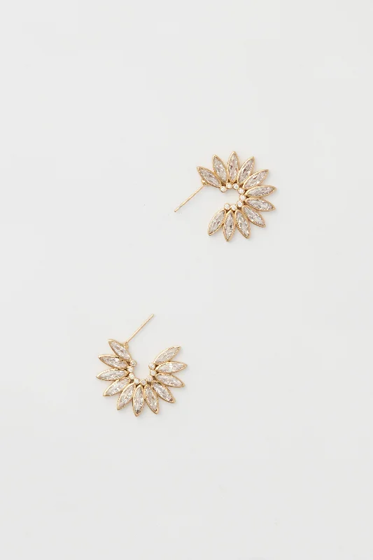 Bohemian-Inspired Jewelry For Free-Spirited Fashion Gold Ines Hoops