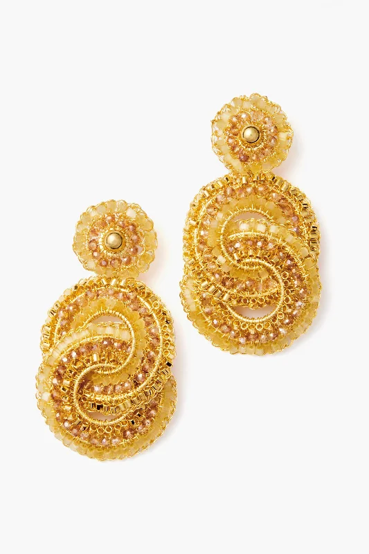 Gold Interlocked Earrings