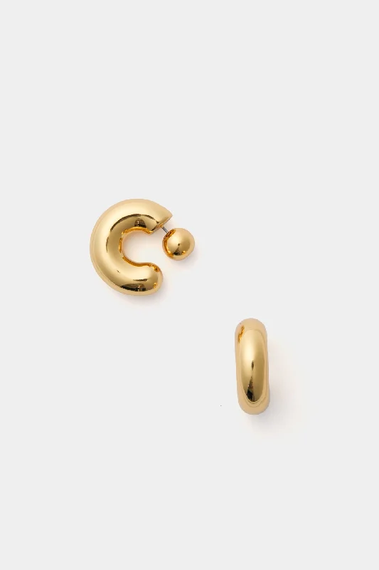 Affordable Luxury Jewelry For Every Occasion Gold Tome Hoops Large