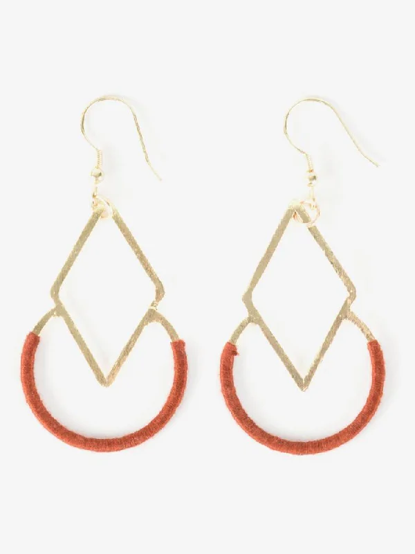 Your Dream Jewelry At Dream Prices – Shop Now Graphic Threads Earrings - Rose