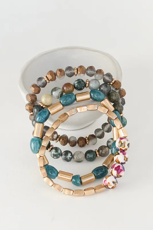 Dazzle In Elegance With Our Biggest Jewelry Sale Hallie Beaded Bracelet Set