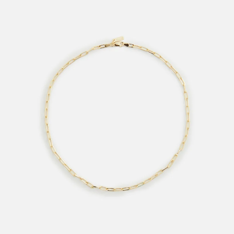 Modern Jewelry At Exclusive Discounts – Shop Today Hatton Labs Paperclip Chain 18K Gold Plated - Gold Modern Jewelry At Exclusive Discounts – Shop Today Hatton Labs Paperclip Chain 18K Gold Plated - Gold