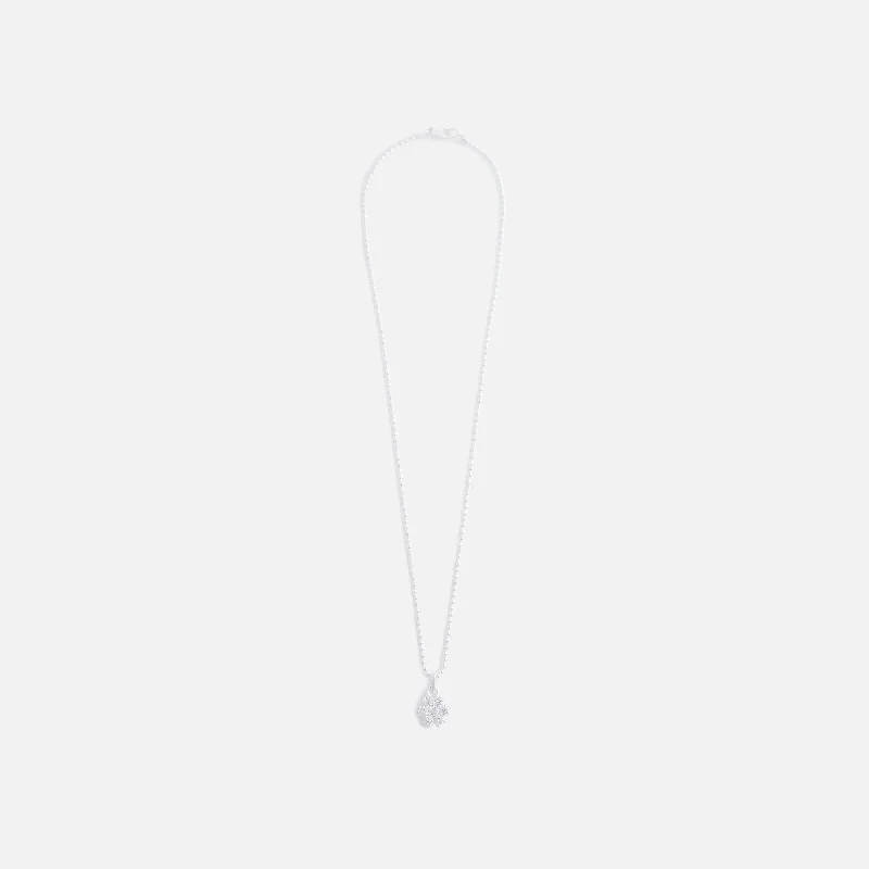 Grab Your Dream Jewelry At The Lowest Prices Hatton Labs Daisy Pendant - Silver / White Grab Your Dream Jewelry At The Lowest Prices Hatton Labs Daisy Pendant - Silver / White