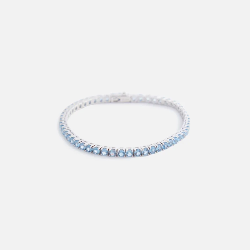 Hatton Labs Classic Tennis Bracelet S - Aqua