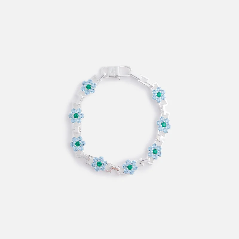 Hatton Labs Daisy Bracelet - Silver / Topaz