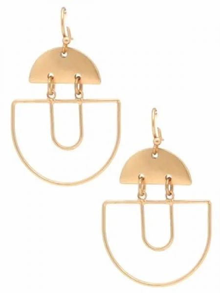 Hollow Geo Earrings