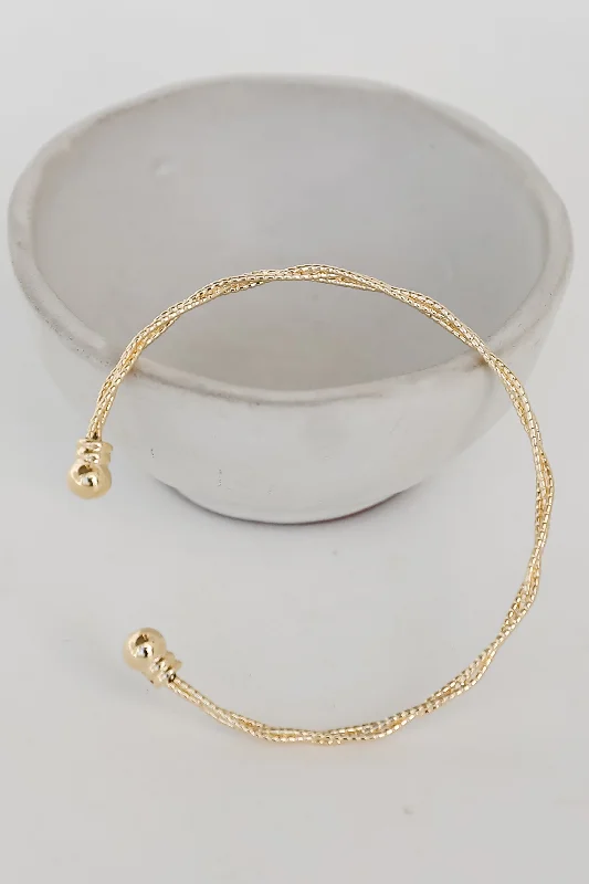 Timeless Elegance Now At Special Discounts Kate Gold Twisted Cuff Bracelet