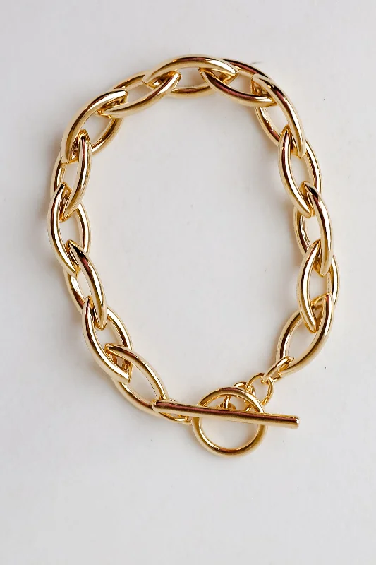 Exclusive Online Jewelry Sale – Don't Wait Katherine Gold Chainlink Bracelet