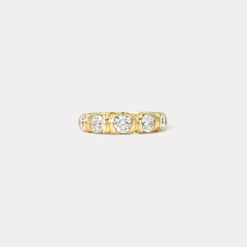 Unmissable Deals On Handmade Jewelry Collections Large Modern Love Five Stone Diamond Band - 1.25ct Unmissable Deals On Handmade Jewelry Collections Large Modern Love Five Stone Diamond Band - 1.25ct