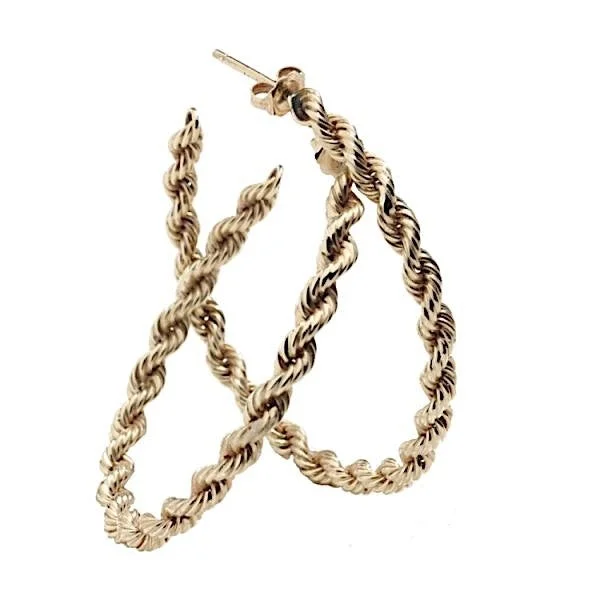 Premium Jewelry At Promotional Prices – Shine Today Large Rope Hoops