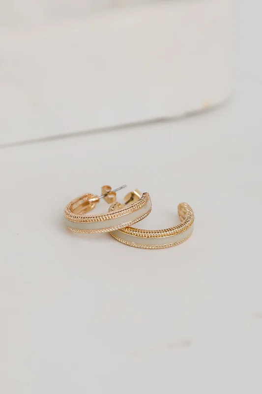 Lennon Gold Hoop Earrings