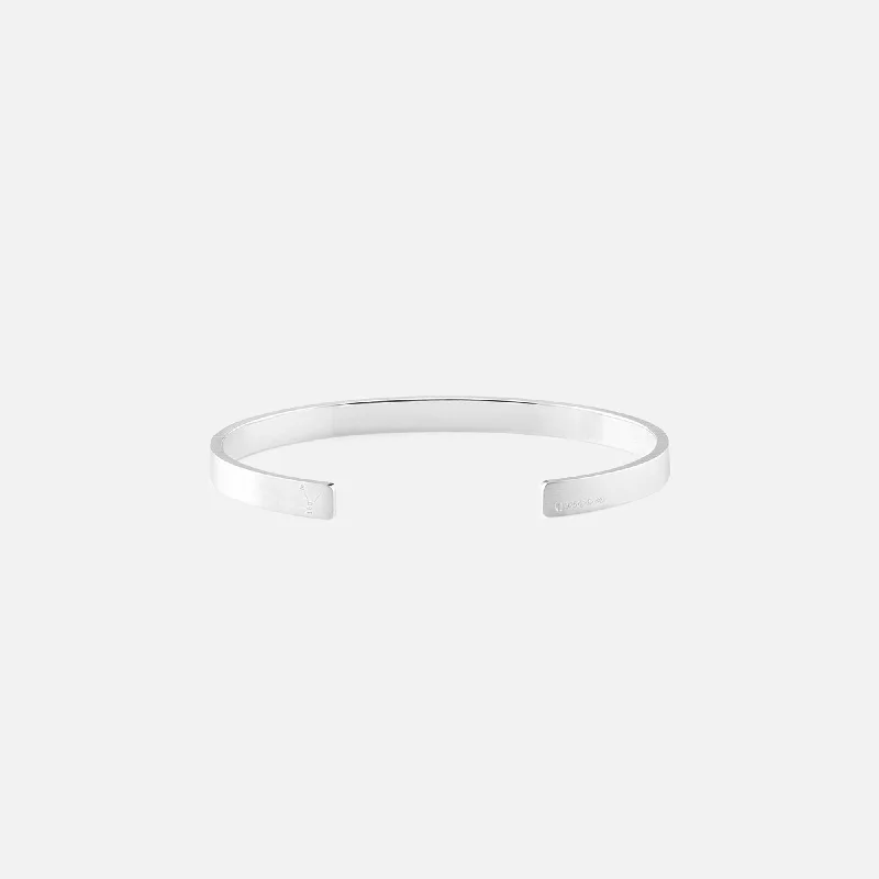 Limited-Time Offer On Elegant Jewelry Pieces Le Gramme 15g Ribbon Bracelet - Brushed Sterling Silver