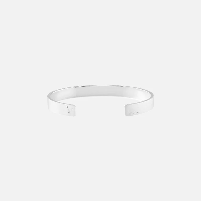 Le Gramme 21g Ribbon Bracelet - Brushed Sterling Silver