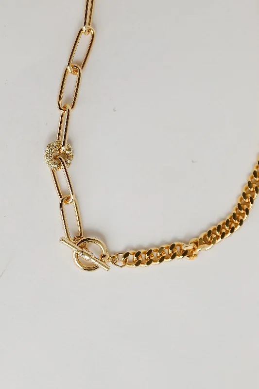 Logan Gold Chain Necklace